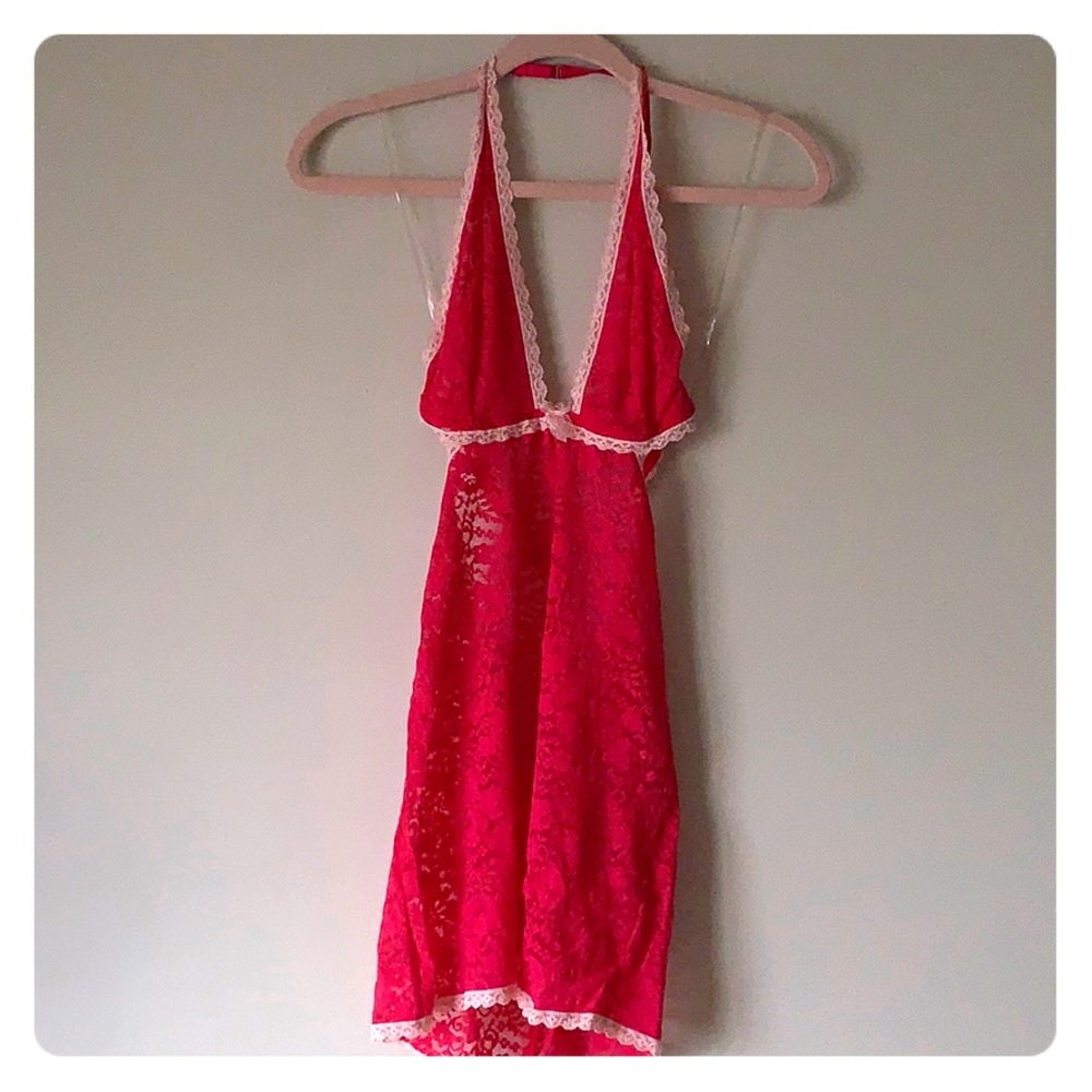 Victoria’s Secret Lace lingerie in pink